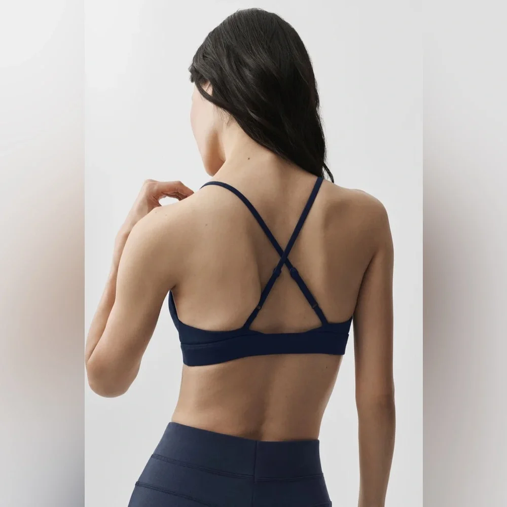 Alo Yoga Splendor Bra Navy/White M